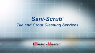 EnviroMasters SaniScrub Deep Cleans Tile and Grout [upl. by Eldrid]