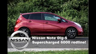 Nissan Note DigS Supercharged Engine Sound [upl. by Sage689]