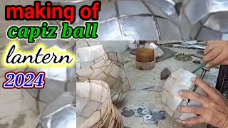 Making of capiz ball lantern [upl. by Raman133]