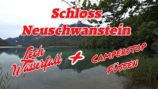 Wohnmobilstellplatz Füssen Radtour Schloss Neuschwanstein Schloss Hohenschwangau😊 Die Ahlfis On Tour [upl. by Dory]