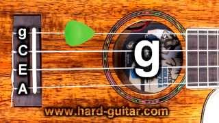 Best Online Ukulele Tuner  Standard Tuning g C E A Island Tuning [upl. by Intirb]