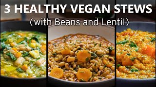 3 Easy One Pot Vegan Meals Recipe  High Protein and Easy Vegan Recipes  Food Impromptu [upl. by Lozar653]