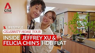 Inside Felicia Chin and Jeffrey Xu’s 4room HDB flat A cosy home for this celebrity couple [upl. by Ennayehc371]