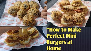 Ramzan Special 5 Minute Mini Burger Recipe You Wont Believe [upl. by Adnorat644]