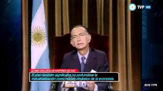 Archivo histórico Último discurso de Martínez de Hoz  Marzo 1981 1 de 2 [upl. by Ahtabbat]