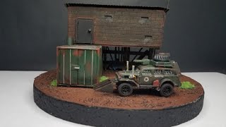 Post Apocalyptic Diorama 164 Matchbox Custom built [upl. by Ruben]