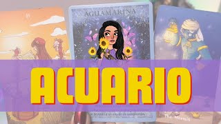 ACUARIO ♒️ TU VIDA CAMBIA DE LA NOCHE A LA MAÑANA🍀DEJAS ATRÁS UNA CARGA PESADA Y ALGO MÁS [upl. by Icart173]