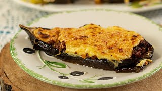 GreekStyle Stuffed Eggplant Melitzanes Paputsakia Updated [upl. by Reeva]