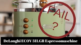 Delonghi ECOV 311 GR Espressomaschine – Das Zeug zum Staubfänger [upl. by Terence]