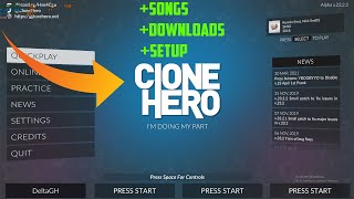 How To Get Clone Hero Setup With Songs And Settings [upl. by Siuqramed187]