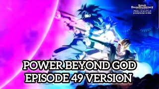 SDBH Generational Kamehameha OST Power Beyond God  Episode 49 Version [upl. by Esoryram]