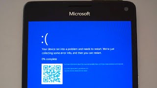 Causing a BSOD on a Windows Phone [upl. by Euqinomahs]