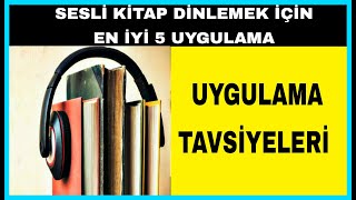 En İyi Sesli Kitap Uygulamaları 5 Program [upl. by Lynch73]