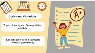 linearity and principle of superposition Bscsem3 [upl. by Wilkinson617]