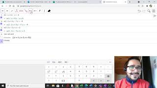 Sistema de ecuaciones 3x3 método gráfico utilizando GeoGebra [upl. by Gnahc]