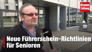 Neue FührerscheinRichtlinien für Senioren  Was sagt die Bevölkerung dazu  kronetv NEWS [upl. by Grimes]