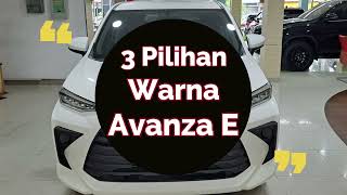 Yang Mana Warna Pilihanmu Pada All New Avanza Type E Tahun 2024 Toyota Medan 085362072000 [upl. by Eleumas]