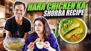 Farah Khan Ka Green Chicken Shorba – Quick Easy amp Full of Flavor FarahKhanK [upl. by Stanfill139]