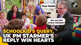 Schoolkid’s innocent query “Are you the Prime Minister” UK PM Keir Starmer replies with a smile [upl. by Aber82]