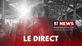 97NEWS DIRECT Le RPPRAC devant Carrefour Dillon exigeant la fermeture [upl. by Seftton]