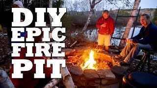 How To Build the ULTIMATE Fire Pit [upl. by Cloe]