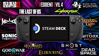 Steam Deck LCD  15 GAMES TESTED [upl. by Ylrebmek613]