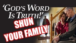 Shocking Jehovahs Witness convention talk telling parents to shun children [upl. by Bresee]