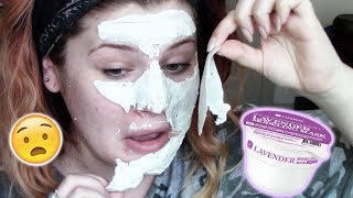 LINDSAY LAVENDER MODELING MASK DEMO amp REVIEW [upl. by Ikik]