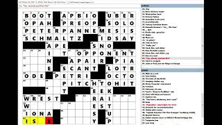 Los Angeles Times LAT Crossword Puzzle 10112024 [upl. by Land]