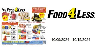 Food 4 Less Weekly Ad US  10092024  10152024 [upl. by Shana]