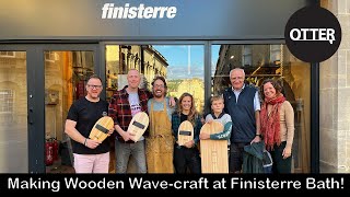 Making wooden handplanes and bellyboards at Finisterre Bath [upl. by Oam]