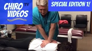 Special Edition Part 1 And new poll Chiro back cracking compilation Greg Johnson amp new clips [upl. by Carrick761]