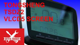 How to configure the screen for the Tongsheng TSDZ2  VLCD5 [upl. by Tilly]