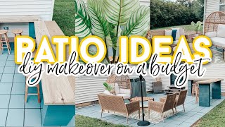 DIY Patio Makeover on a Budget 2021 [upl. by Maryjane78]