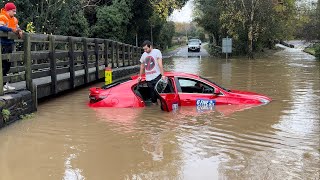 Rufford Ford DEEP FLOOD  part 137 [upl. by Giustino797]