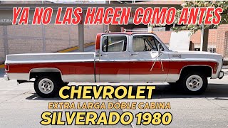 La Camioneta MÁS RARA y larga que vas a ver hoy  Chevrolet Silverado Doble Cabina Extra Larga 1980 [upl. by Ehttam]