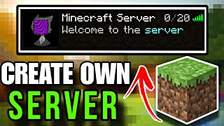 How To Make A Minecraft Server For Free 242025 All Versions [upl. by Sadler]