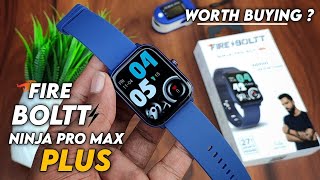 Fire Boltt Ninja Pro Max Plus Detailed ReviewBest Smartwatch Under 2000 [upl. by Beilul]