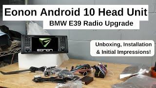 Mazda 3 EONON Android 12 Install  Wireless Apple CarPlay OctaCore and more [upl. by Rendrag]