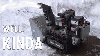 I Made a RemoteControlled Snowblower [upl. by Wane]