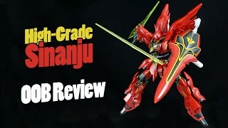 750 HGUC Sinanju OOB Review [upl. by Sirronal791]