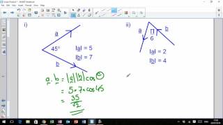 LHS HIgher Mathematics  Vectors 6  Scalar Product [upl. by Atiuqat]