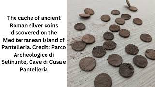 27 Silver denarii discovered on remote Italian island [upl. by Ahseet]