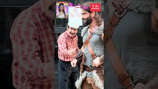 Ragnar Lothbrok and Rollo Adventure in the City with Viking Costumes vikings fyp [upl. by Sivel]