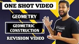 10th Geometry One Shot Video  Chapter No 4  Geometric Construction  JR Tutorials [upl. by Edalb]