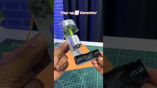 Making Generator with Dc Motor🕹🔌 shorts dcmotor shortsindia [upl. by Oralle]