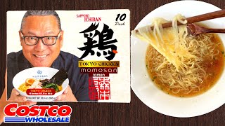 🇯🇵 Sapporo Ichiban Tokyo Chicken Momosan Ramen  Costco Product Review [upl. by Leitao81]