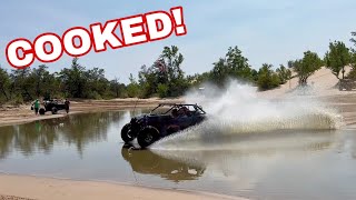 CanAm X3 Gets Launch Control BROKEN at the DUNES and REBUILT [upl. by Azar]