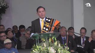 Rev Pushehu Bonny Resu Speaking at Serampore College University Convocation 2024 Commemoration [upl. by Harobed]