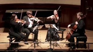 Béla Bartók  String Quartet No 6 III Mesto  Burletta  Castalian String Quartet [upl. by Takashi226]